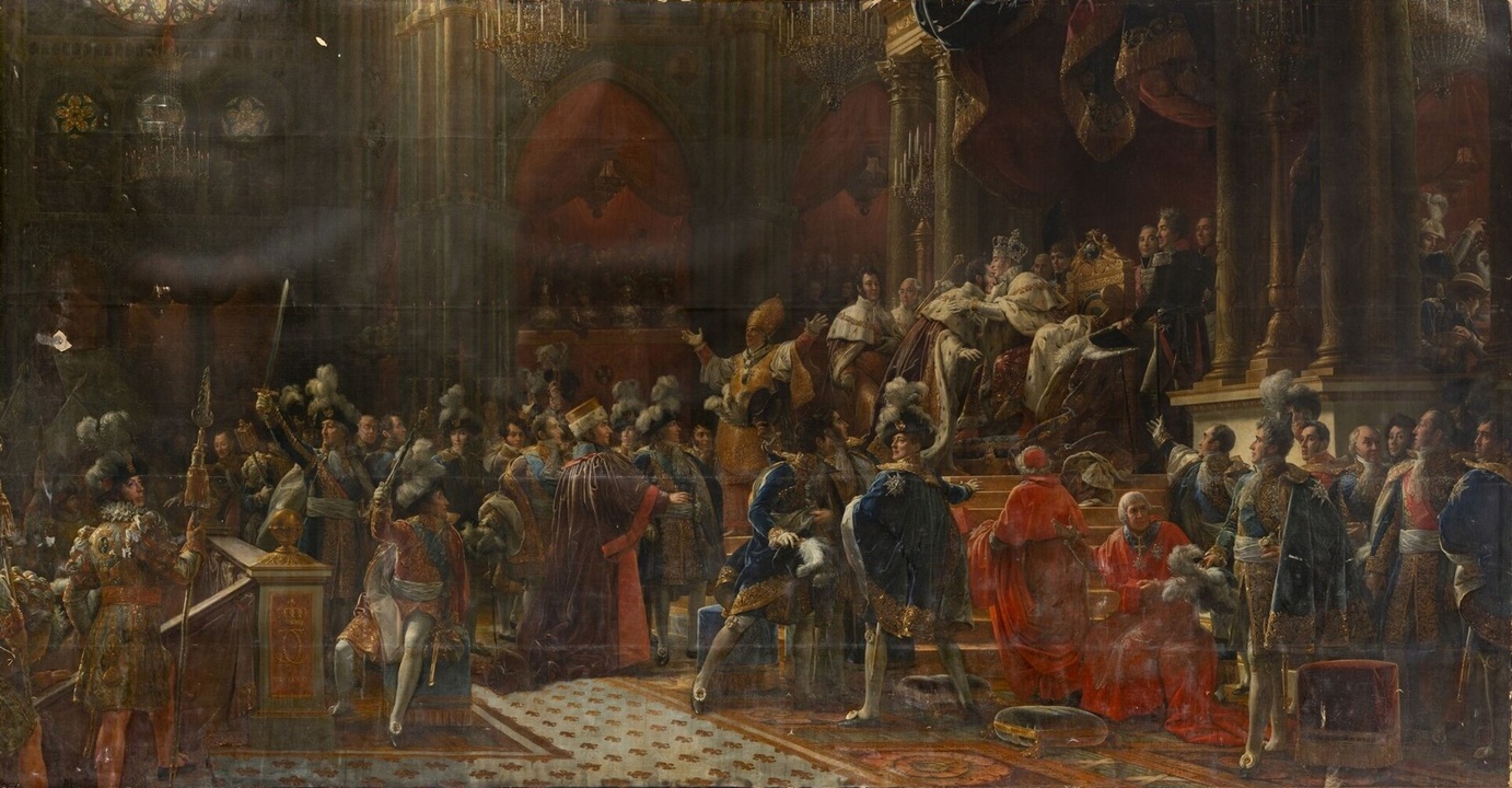 Le sacre à Reims de Charles X